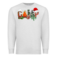 Oatmeal Heather Christmas camp Premium Sweatshirt - NancyCooperArtShop