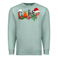 Seafoam Christmas camp Premium Sweatshirt - NancyCooperArtShop