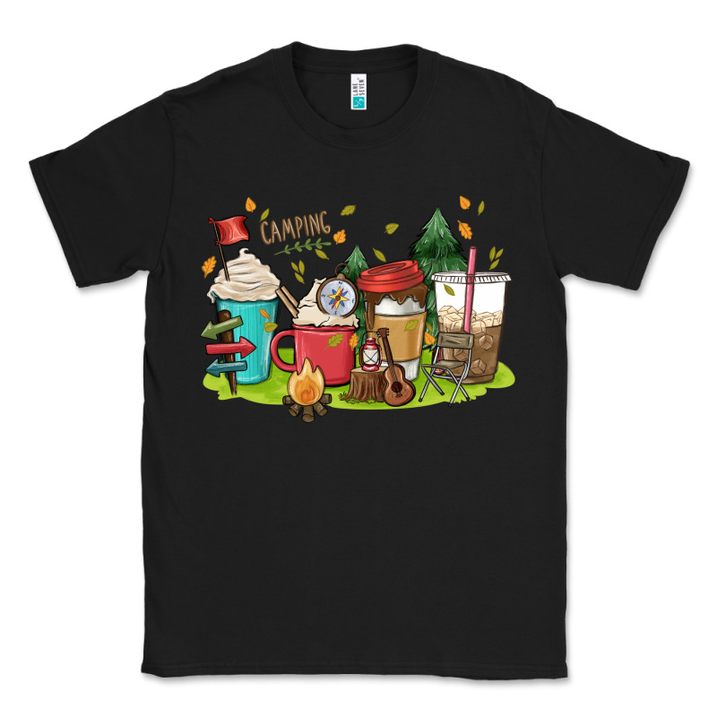 Camp Coffee Drink Classic Tee by MaliasSmallBusiness | Teevron