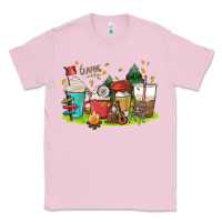 Bubblegum Pink camp coffee drink Classic Tee - MaliasSmallBusiness