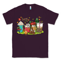 Plum camp coffee drink Classic Tee - MaliasSmallBusiness