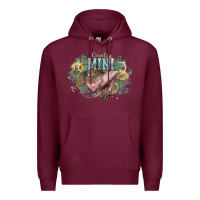 Burgundy Country mini Premium Hoodie - HowdyJamesFarm