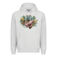 Dove Grey Country mini Premium Hoodie - HowdyJamesFarm