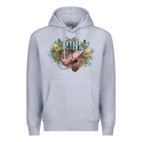 Heather Grey Country mini Premium Hoodie - HowdyJamesFarm