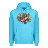 Ocean Blue Country mini Premium Hoodie - HowdyJamesFarm