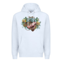 White Country mini Premium Hoodie - HowdyJamesFarm
