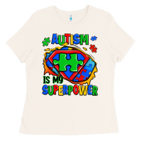 Bone autism is my superpower ripped shirt Ladies Tee - Zillion Design Studio
