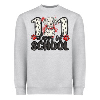 Heather Grey 101 days of school Heavyweight Sweatshirt - MaliasSmallBusiness