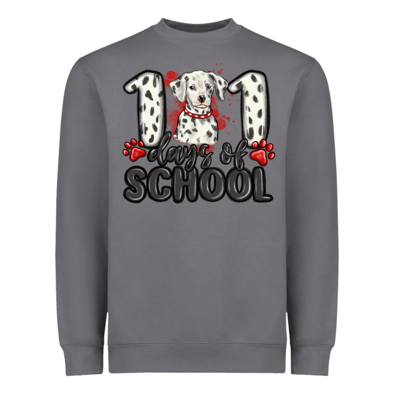 101 Days Of School Heavyweight Sweatshirt by MaliasSmallBusiness | Teevron
