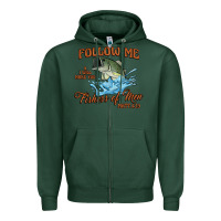 Sports Green fishers of men Zipper Hoodie - Artiststas
