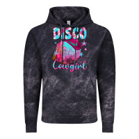 Cloud Black disco cowgirl Vintage Hoodie - NancyCooperArtShop