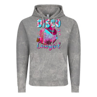 Cloud Rock disco cowgirl Vintage Hoodie - NancyCooperArtShop