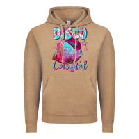 Vintage Coffee disco cowgirl Vintage Hoodie - NancyCooperArtShop