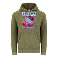 Vintage Olive disco cowgirl Vintage Hoodie - NancyCooperArtShop