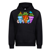 Black Basketball Easter sports carrots Urban Hoodie - OliviaCreatesArt