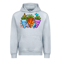 Heather Grey Basketball Easter sports carrots Urban Hoodie - OliviaCreatesArt