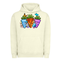 Pigment Pistachio Basketball Easter sports carrots Urban Hoodie - OliviaCreatesArt