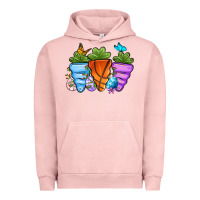 Pigment Salmon Basketball Easter sports carrots Urban Hoodie - OliviaCreatesArt