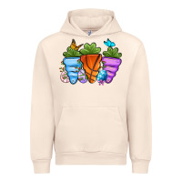 Sandshell Basketball Easter sports carrots Urban Hoodie - OliviaCreatesArt