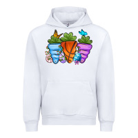 White Basketball Easter sports carrots Urban Hoodie - OliviaCreatesArt