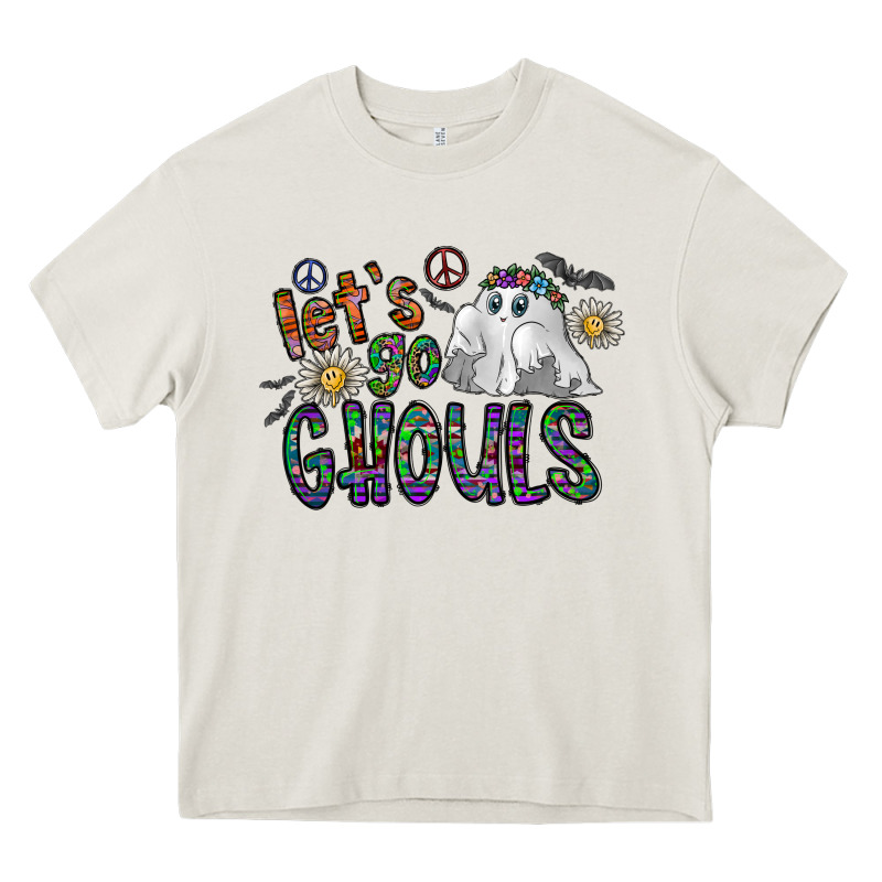 Let's Go Ghouls Heavy Core Tee by CowhideDigitalArt | Teevron