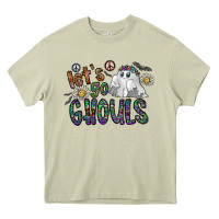 Mossy let's go ghouls Heavy Core Tee - CowhideDigitalArt
