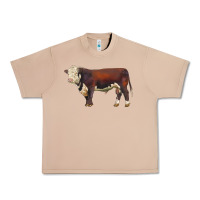 Burro hereford bull Urban Heavy Tee - LillyAllenDesigns