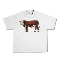 Lunar Rock hereford bull Urban Heavy Tee - LillyAllenDesigns