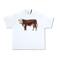 White hereford bull Urban Heavy Tee - LillyAllenDesigns
