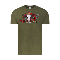Vintage Olive joy baby cow christmas Vintage Tee - Jasminsmagicworld