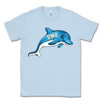 Dusty Blue dolphin dwe Classic Tee - CowhideDigitalArt