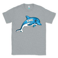 Heather Grey dolphin dwe Classic Tee - CowhideDigitalArt