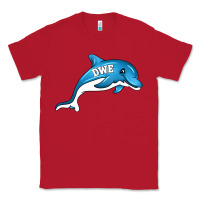 Red dolphin dwe Classic Tee - CowhideDigitalArt