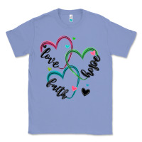 Colony Blue faith hope love Classic Tee - MaliasSmallBusiness