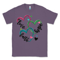 Lavender faith hope love Classic Tee - MaliasSmallBusiness