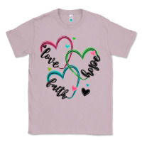 Lilac faith hope love Classic Tee - MaliasSmallBusiness