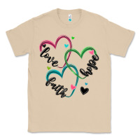 Mushroom faith hope love Classic Tee - MaliasSmallBusiness