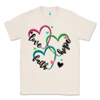Natural faith hope love Classic Tee - MaliasSmallBusiness