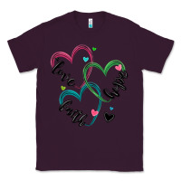 Plum faith hope love Classic Tee - MaliasSmallBusiness