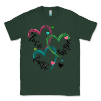 Sports Green faith hope love Classic Tee - MaliasSmallBusiness