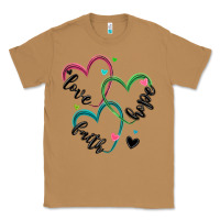 Toasted Coconut faith hope love Classic Tee - MaliasSmallBusiness