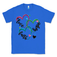 True Royal faith hope love Classic Tee - MaliasSmallBusiness