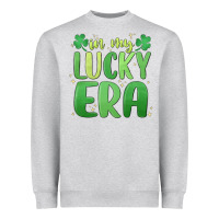 Heather Grey in my lucky era st. patrick's day Heavyweight Sweatshirt - MaliasSmallBusiness