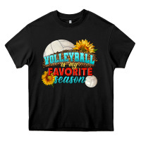 Black volleyball is my favorite season Heavy Core Tee - HRA Design Shop
