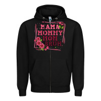 Black mama mommy mom bruh Zipper Hoodie - Artiststas