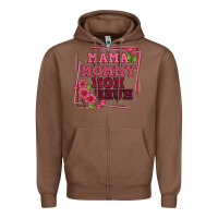 Chestnut mama mommy mom bruh Zipper Hoodie - Artiststas