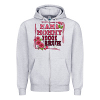 Heather Grey mama mommy mom bruh Zipper Hoodie - Artiststas