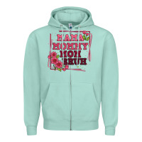 Seafoam mama mommy mom bruh Zipper Hoodie - Artiststas