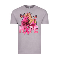 Vintage Zinc hope cancer nails Vintage Tee - NancyCooperArtShop