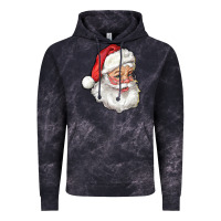 Cloud Black Santa Claus Vintage Hoodie - RanaPortraitStore